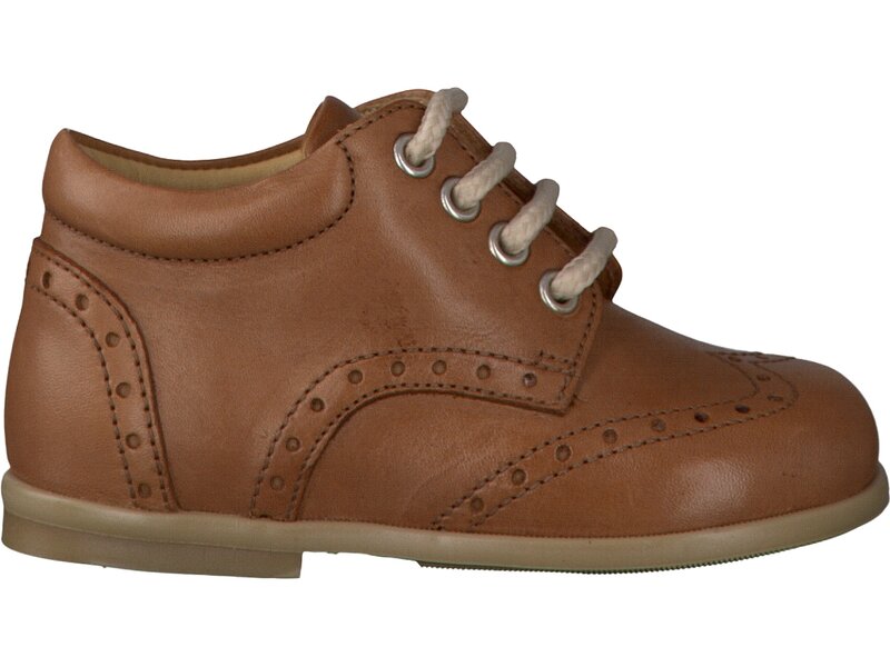 Zecchino D'oro Lace Shoes Cognac