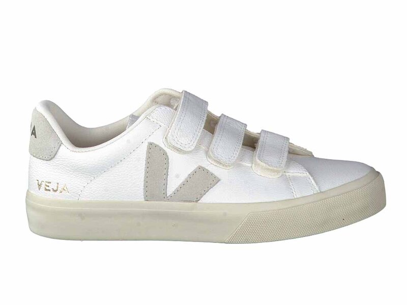 Veja Chaussures à Velcro Blanc